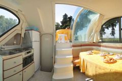 Nicols 900 - Séjour et cuisine bateau sans permis