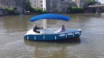 bateau électrique sans permis journée sarthe