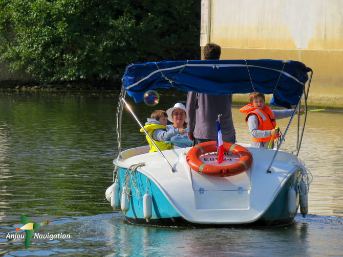 bateau électrique sans permis journée sarthe
